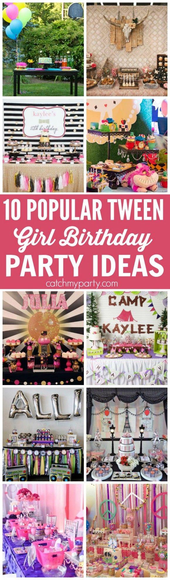 Wedding - 10 Popular Tween Girl Birthday Party Ideas