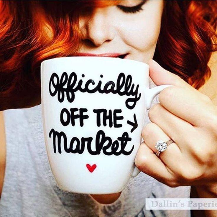 Свадьба - Belle The Magazine On Instagram: “Perfect Mug To Accompany That New engagement Ring  ☕️ Via: @michelleperezevents 