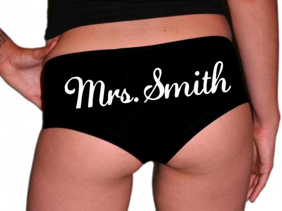 Wedding - Custom Bachelorette Gift Panties. Bachelorette Party Gift. Bride Gift. Custom Panties.