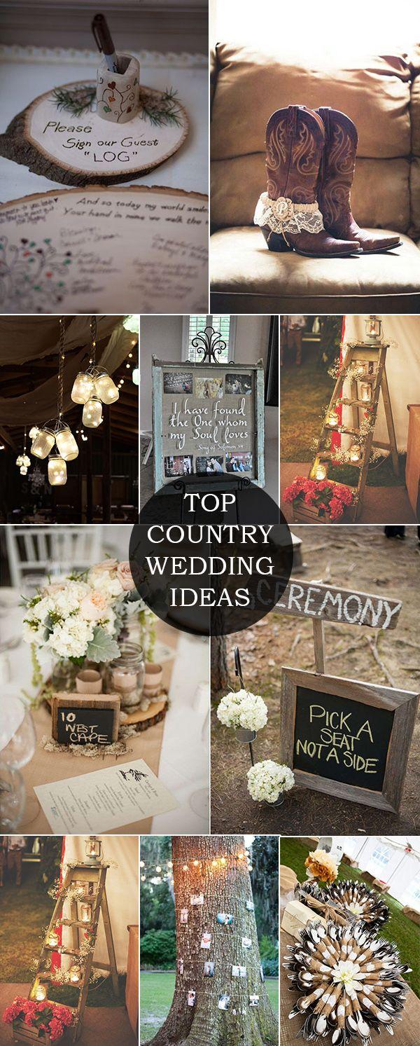 زفاف - Top 30 Country Wedding Ideas And Wedding Invitations For Fall 2015