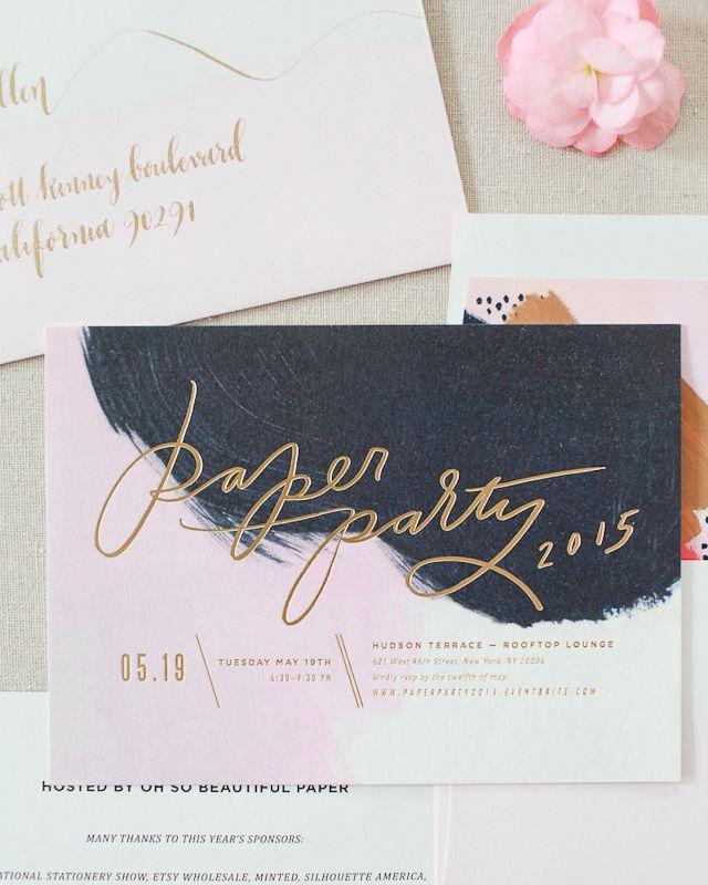 Mariage - Paper Party 2015 Invitations!