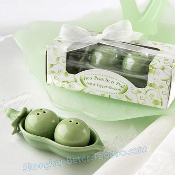 Mariage - Wedding small things green small peas spice jar pepper shakers European and American wedding supplies tc002 wedding favor