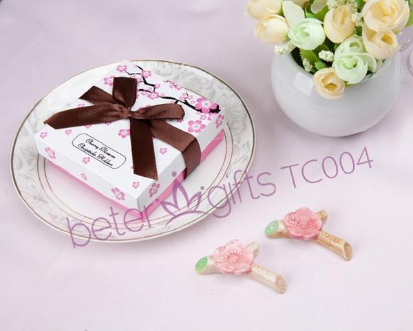 Mariage - Wedding small gift wedding festive supplies cherry chopsticks holder fast marry (two PCS) European and American creative in return tc004