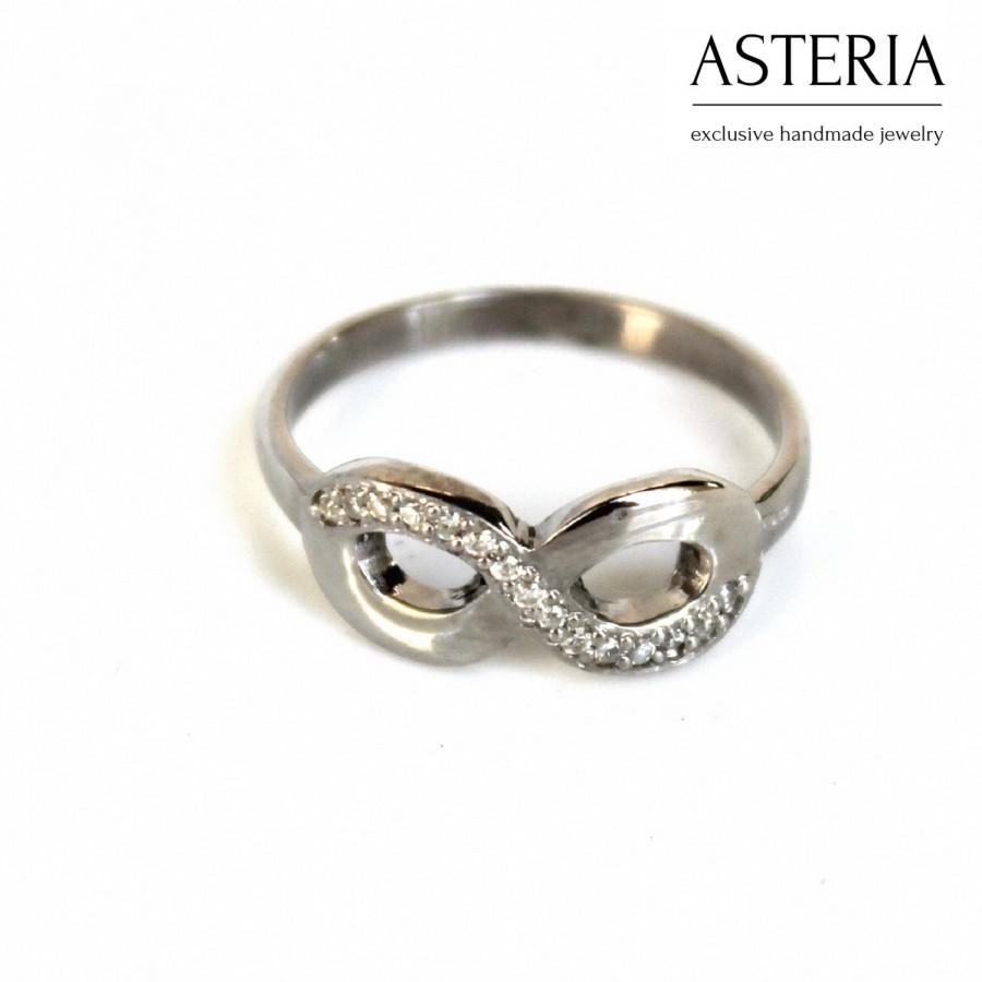 زفاف - Mother's day SALE - Simple ring - Infinity ring - Sterling silver ring - Personalise ring - Custom jewelry - Engrave ring - Promise ring