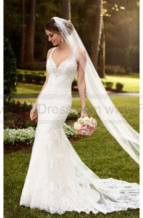 Hochzeit - Stella York Sparkling Train Wedding Dress Style 6142