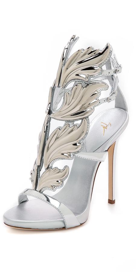 Wedding - Giuseppe Zanotti Metal Wing Sandals