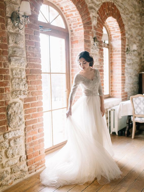 زفاف - Tulle Wedding Gown // Olivia (last Size)