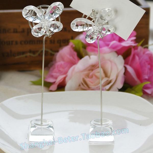 زفاف - 2pcs Butterfly Place Card Holders Wedding Souvenirs SJ015/A