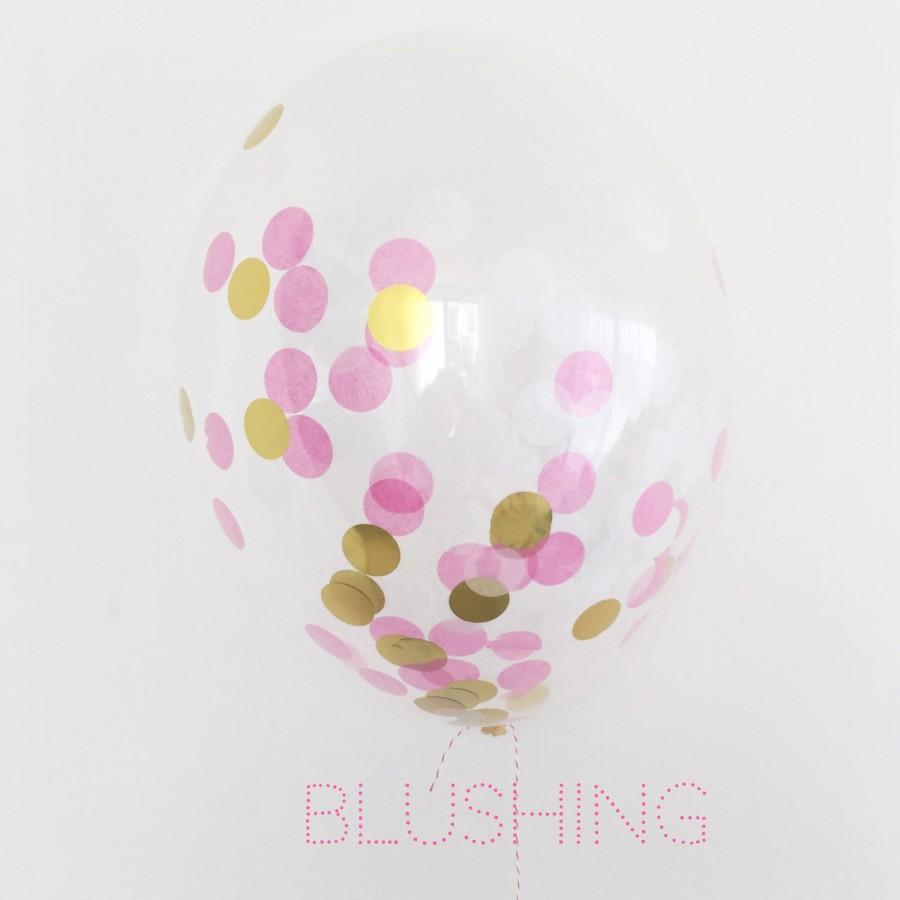 Свадьба - meg-made Confetti filled Balloons - Blushing (10)