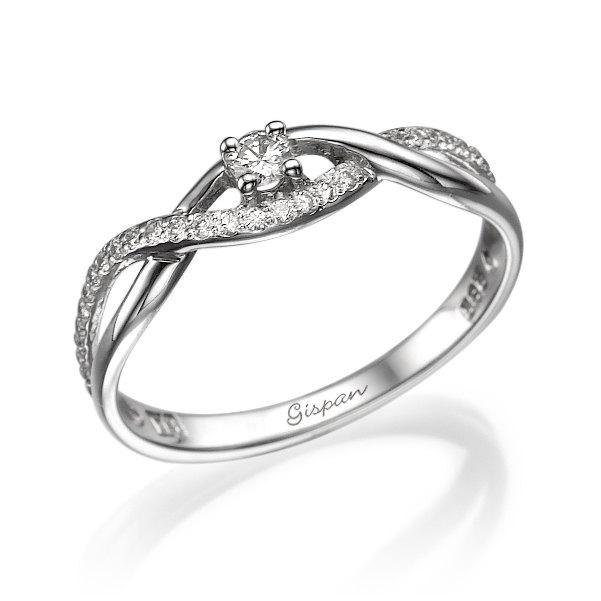 Mariage - Infinity Engagement Ring, Infinity Ring, forever ring, Love Ring, Diamond Ring, Infinity wedding Ring, Infinity band, Knot Ring