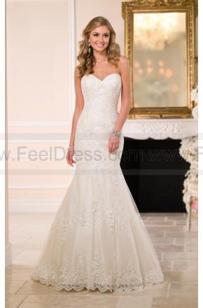 Hochzeit - Stella York Fitted Lace Wedding Dress Style 6034
