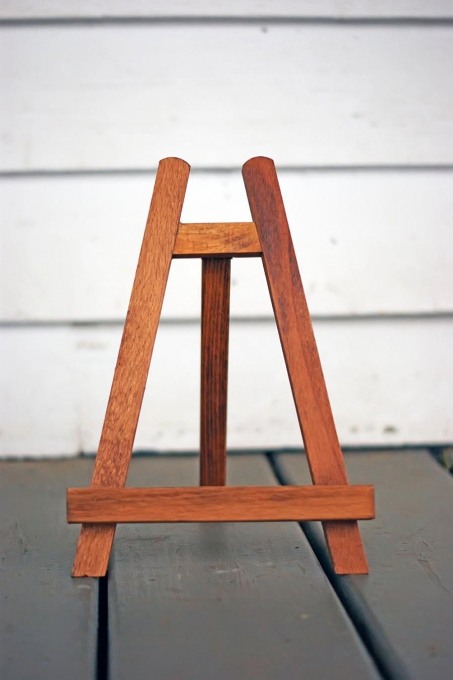 Mariage - Easel - Chalkboard Easel - Picture Easel - Wooden Easel - Wood Easel - Table Top Easel - Chalkboard Stand, Picture Stand - Wood Stand