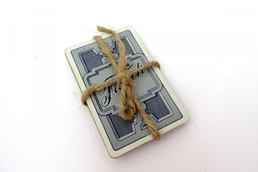 زفاف - Vintage Flinch Cards for Wedding Table Numbers /  Card Numbers 1 - 15 / Blue and White Flinch Cards