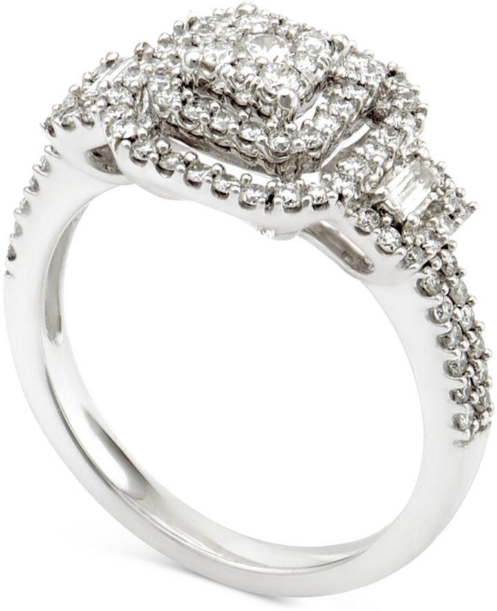 Hochzeit - Diamond Engagement Ring (3/4 ct. t.w.) in 14k White Gold