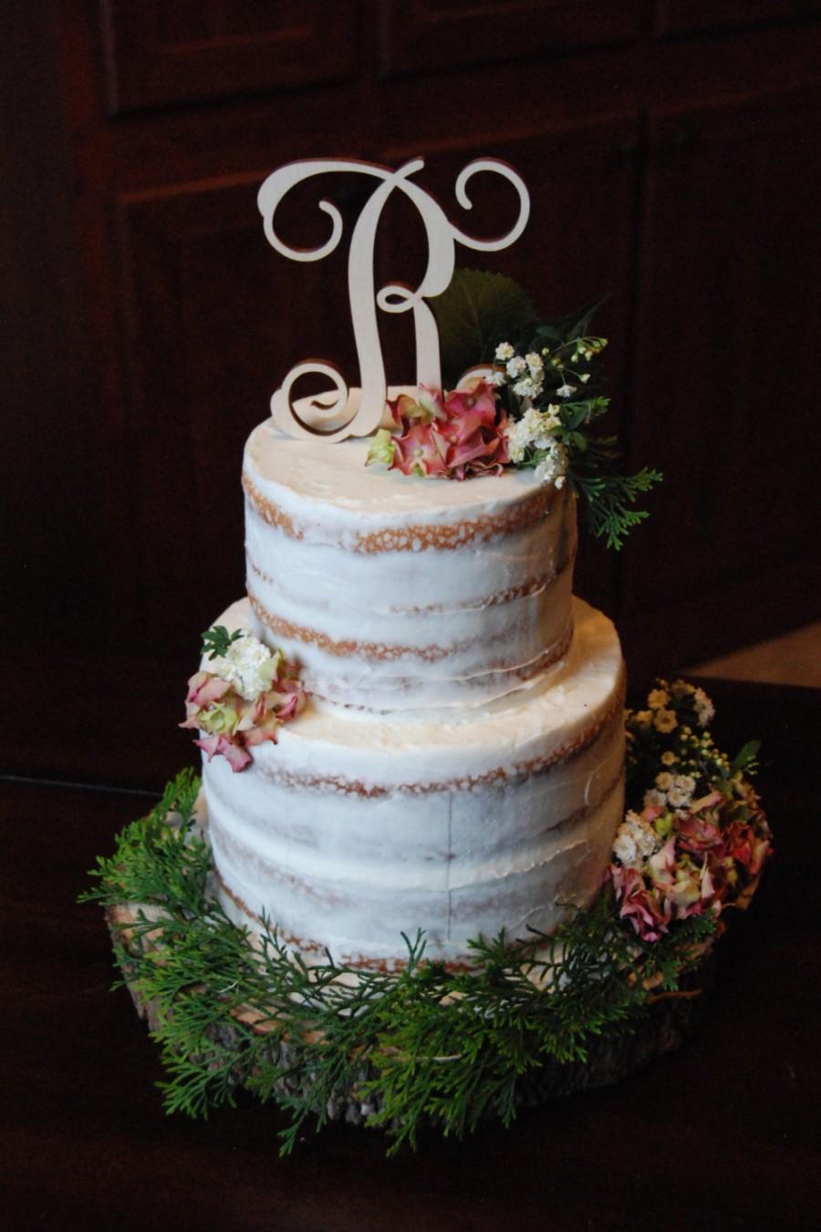 Hochzeit - Personalized Cake Topper - Initial Cake Topper - Wedding - Birthday- Celebration - Party