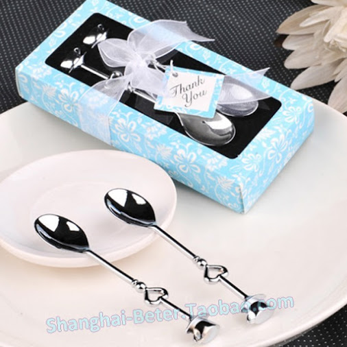 Wedding - Bachelorette Party Gifts Chrome Demitasse Spoons Wedding Favors