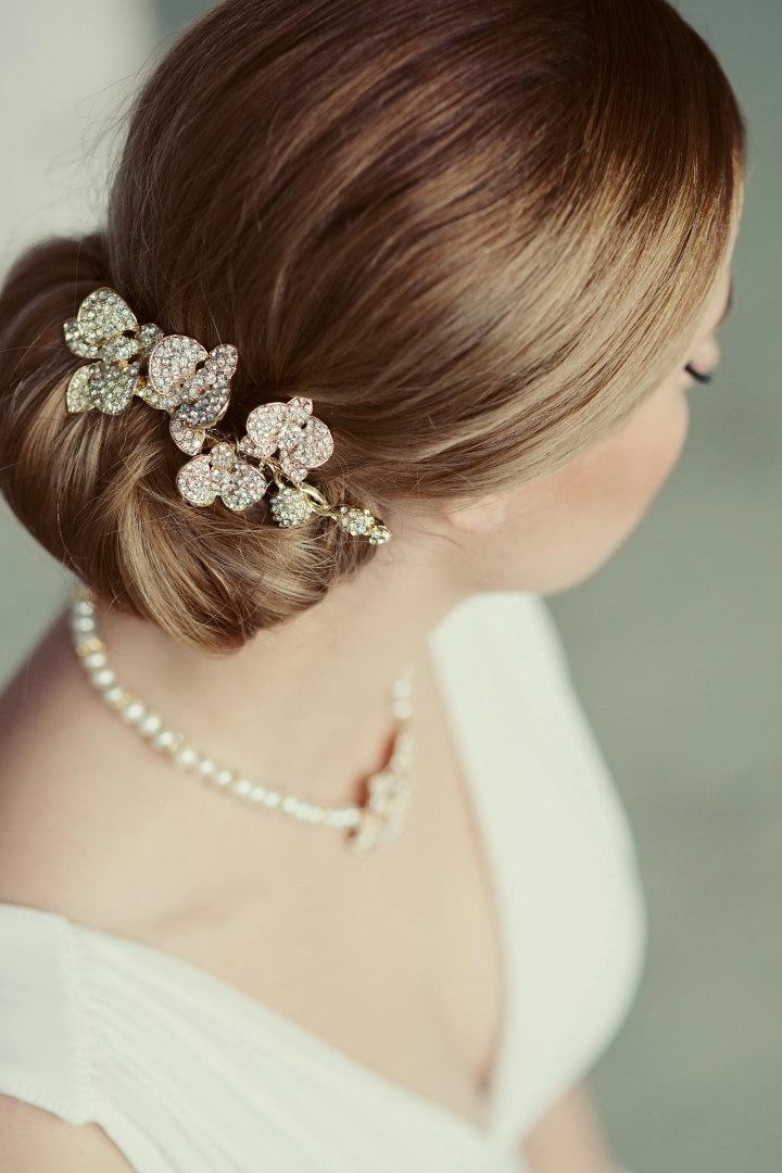 Silver Bridal Hair Comb,Crystal Rhinestone Wedding Hair Comb,Bridal Hair Accessories,Wedding Accessories,Decorative Hair Comb,#C40