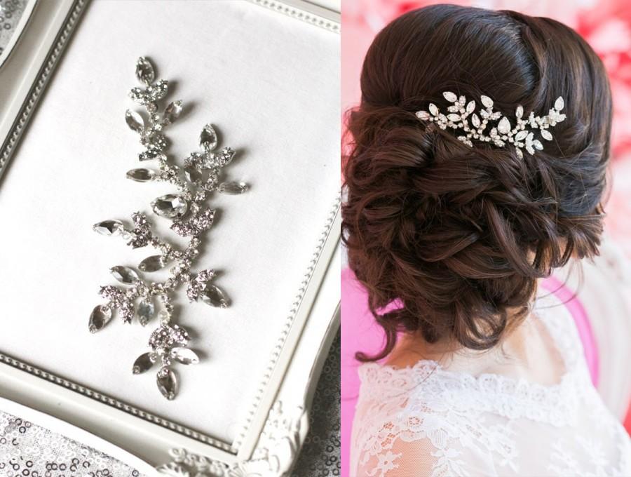 Свадьба - Wedding Headpiece Bridal Headpiece Bridal Hair Ornament Decorative Comb Hair Adornment Bridal Hair Accessory