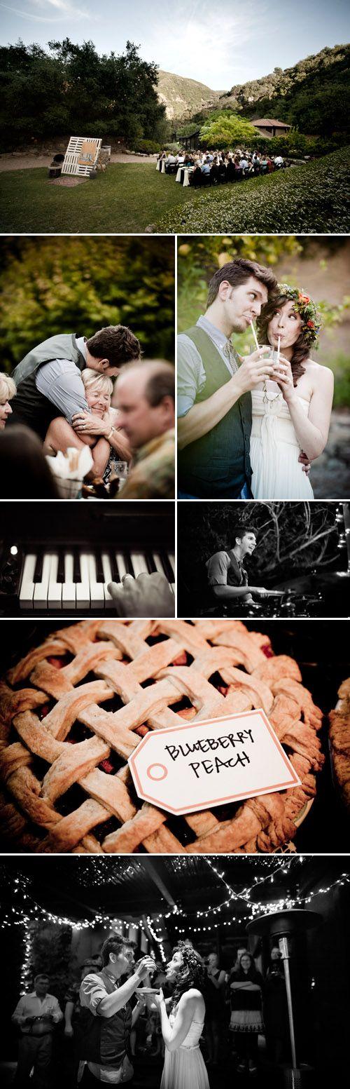 Свадьба - Music Inspired Bohemian Wedding In Ojai, California