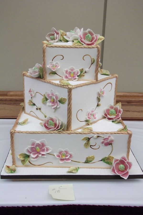 Wedding - Magnolia Cake — Other Cakes