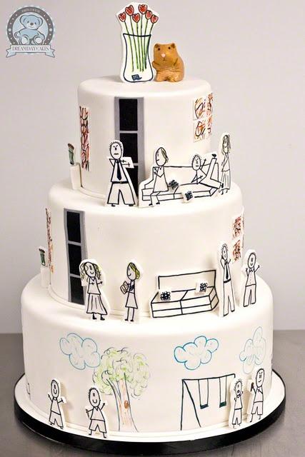 Mariage - The Awesometastic Bridal Blog: Inspired Cake