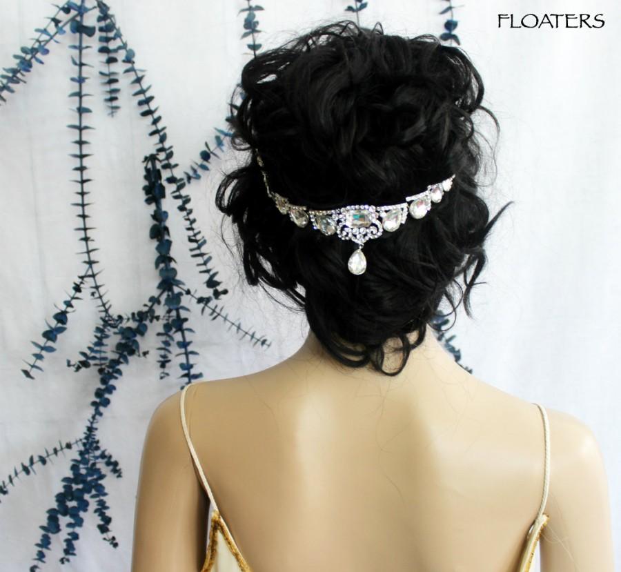Wedding - Crystal Bridal Headpiece, Crystal Headband, Wedding headpiece, Bridal hair jewelry, Wedding headpiece