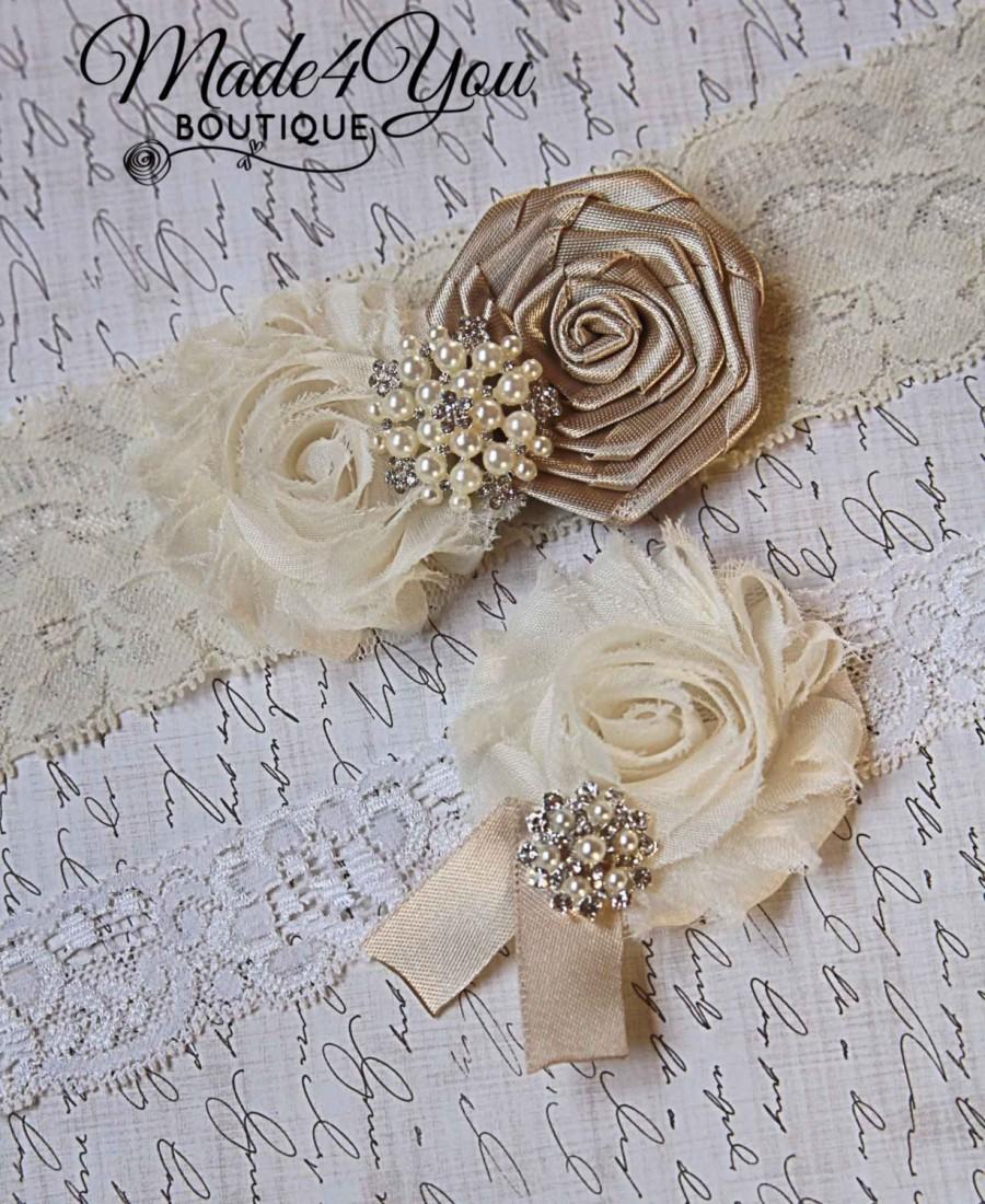 Mariage - 53 DIFFERENT COLORS-Wedding Garter-Ivory Garter Set-Bridal Garter-Lace Garter-Wedding Garter