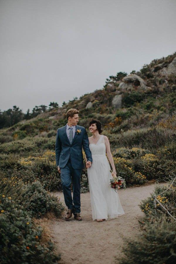 Свадьба - Intimate California Coast Wedding At Point Lobos State Natural Reserve