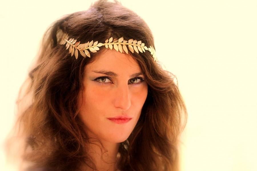 Mariage - The Official Olympus Bridal Crown, Bridal Tiara, Bridesmaid Headband, Grecian Bridal Hair Accessories, Wedding Wreath, Greek Goddess Crown