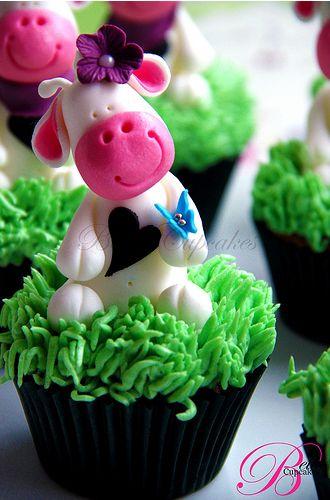 Wedding - Whimsical Cow Cupcakes «  The Cupcake Blog