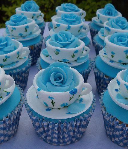 زفاف - Teacup Cupcakes