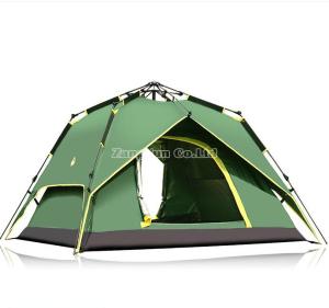 زفاف - [Hot Item] 3-4 Person Full Automatic Cheap Camping Tent