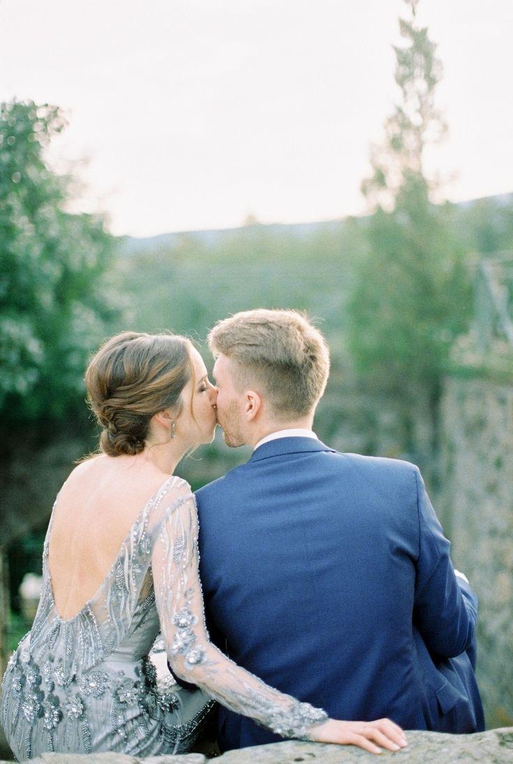 Mariage - Whimsical Summer Wedding With Custom Silver Dress