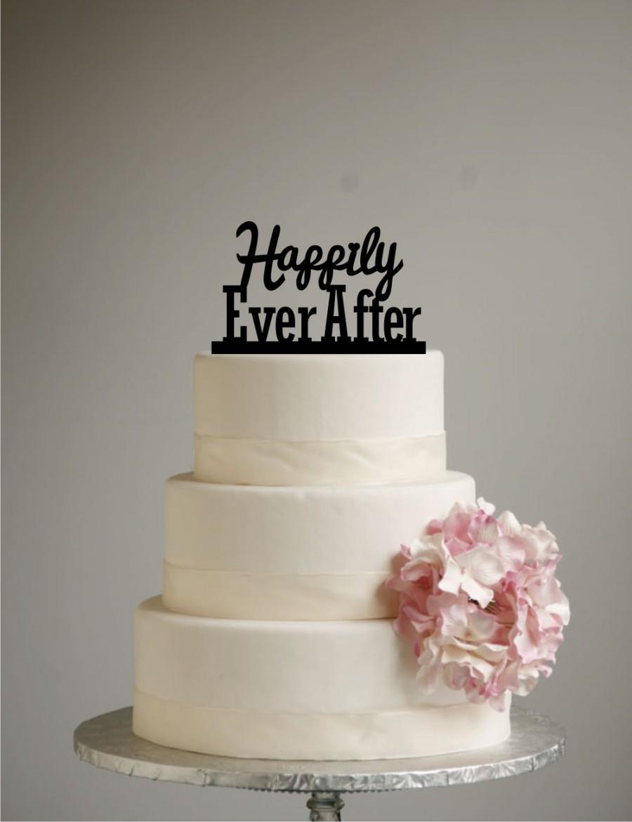 Wedding - Happily Ever After Wedding Cake Topper