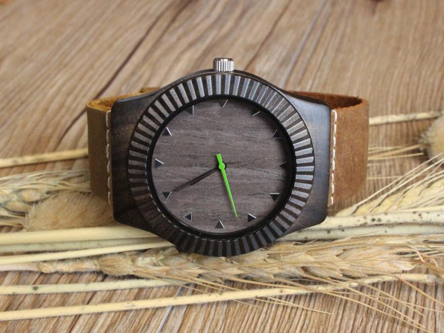 Wedding - Personalized Mens Gift Fiance Wedding Gift Personalized Gift for Husband Engraved Wooden Watch for Boyfriend Birthday Gift for Men Watch