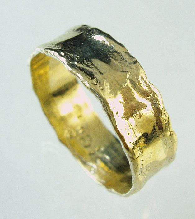 Mariage - Gold ring,Recycled gold, Wedding Band, Man Wedding Band, Woman Wedding Band. Made To Order  ring,man,men