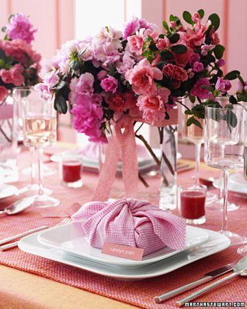 Hochzeit - Pink Wedding Flowers