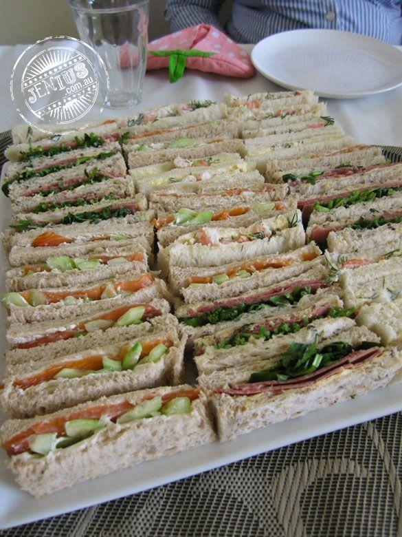 زفاف - Afternoon Tea Sandwiches 