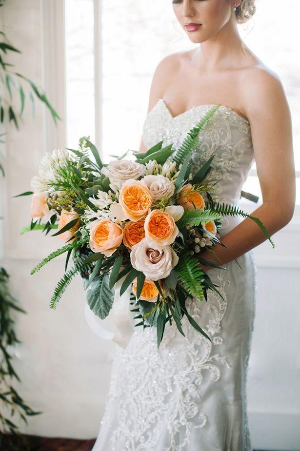 Mariage - Pink and Peach wedding bouquet