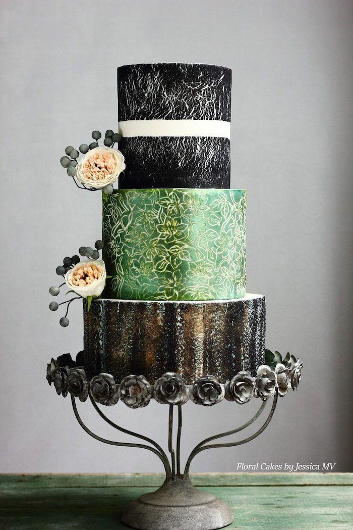 Wedding - Wedding Cakes: Floral Cakes by Jessica MV