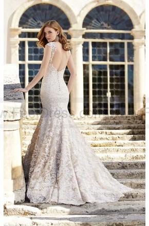 Wedding - Martina Liana Hand-Cut Lace Over Satin Wedding Dress Style 694