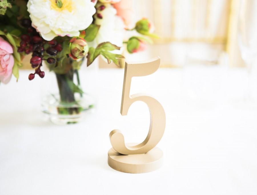 Wedding - Wedding Table Numbers for Weddings and Events Wedding Decor for Wedding Table Numbers, Table Signs Wedding Signs (Item - NUM125)