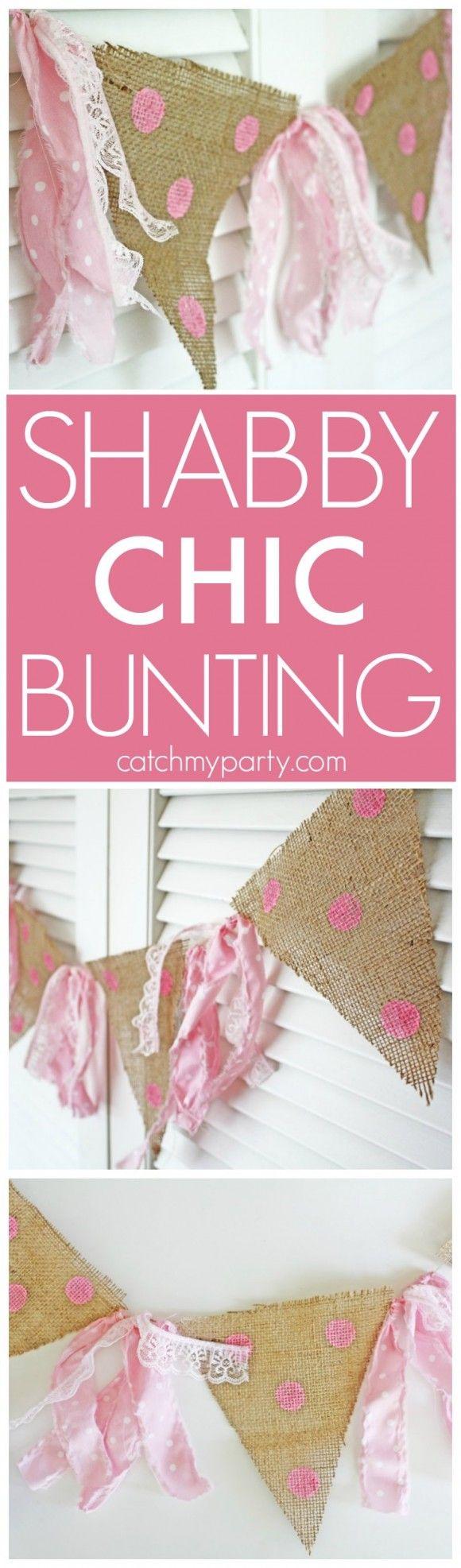 Wedding - Shabby Chic Bunting