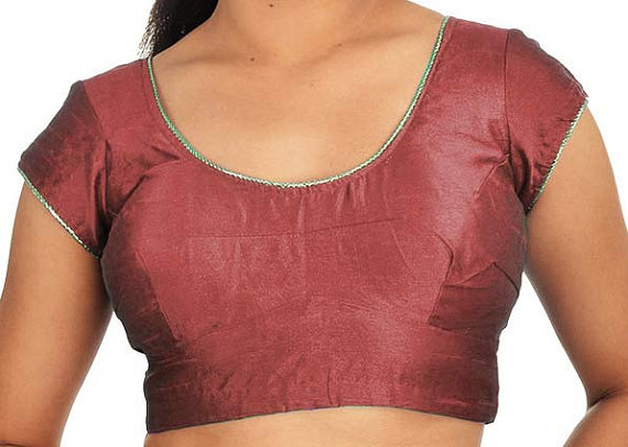 Mariage - Home Wear Dupin Simple Saree Blouse