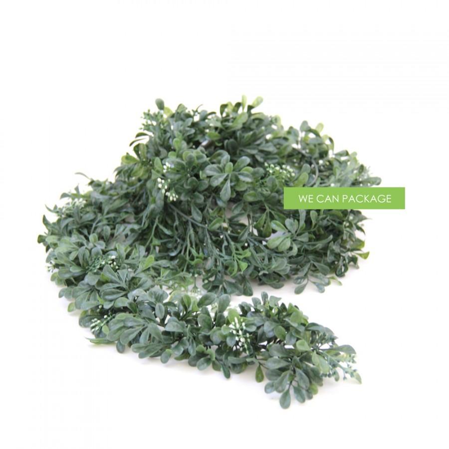 Wedding - Artificial Boxwood Garland for Rustic Indoor Decorations