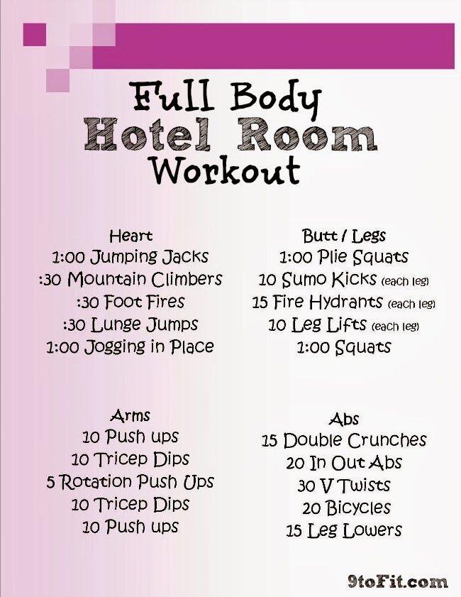 Wedding - 9toFit: Full Body Hotel Room Workout