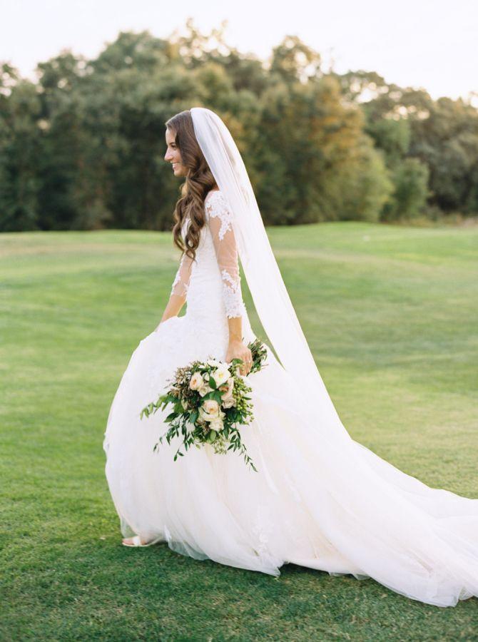 زفاف - Organic Style Wedding With A Must-See Lace Sleeve Gown