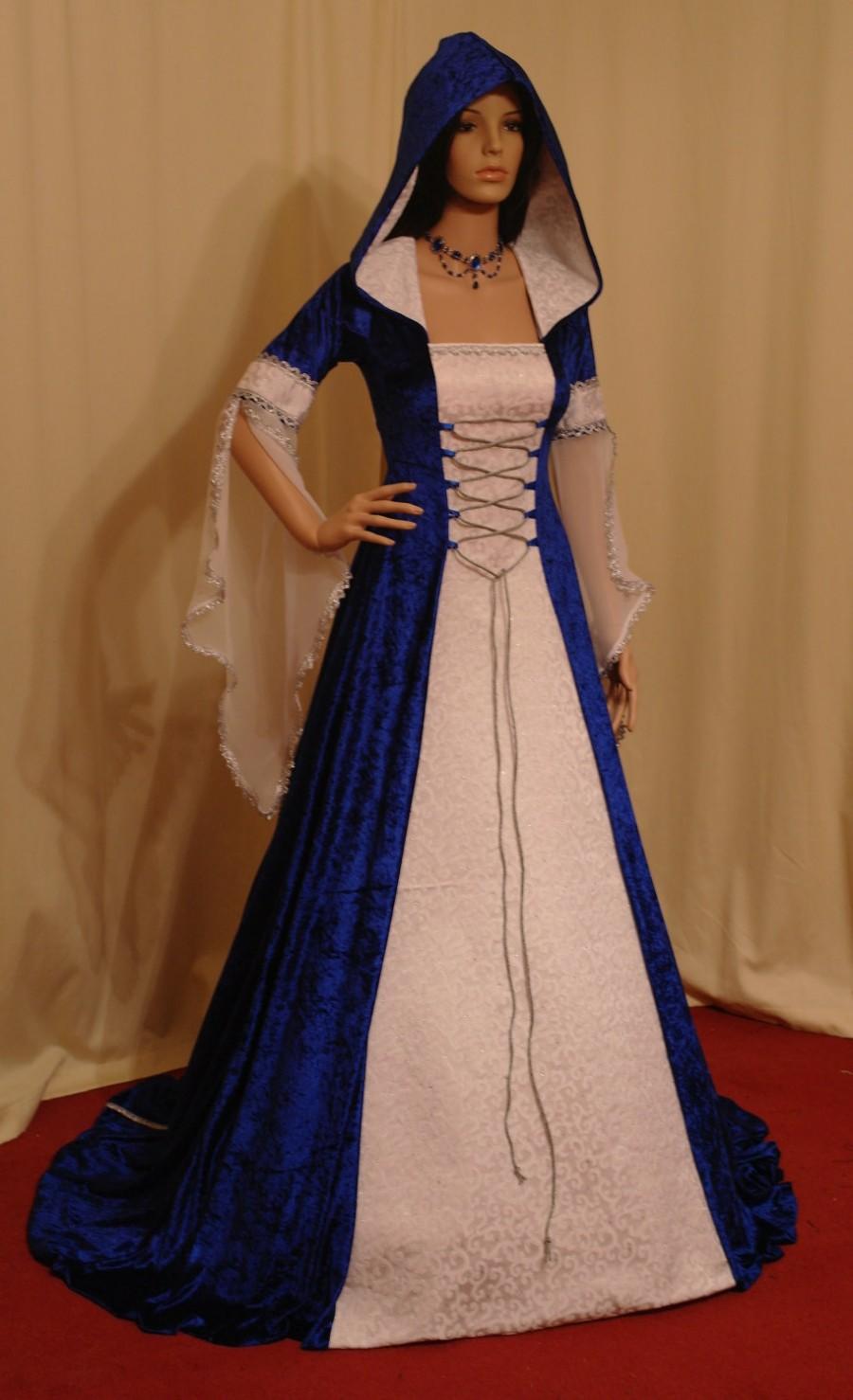 زفاف - medieval dress, handfasting dress, renaissance dress, elven dress, custom made