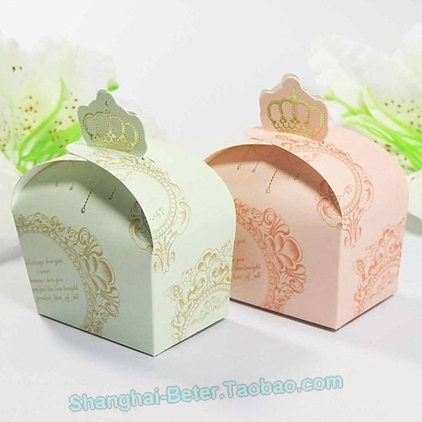 زفاف - 12pcs经典皇冠 欧式婚礼布置喜糖盒HH047情人节派对 复古糖果包装