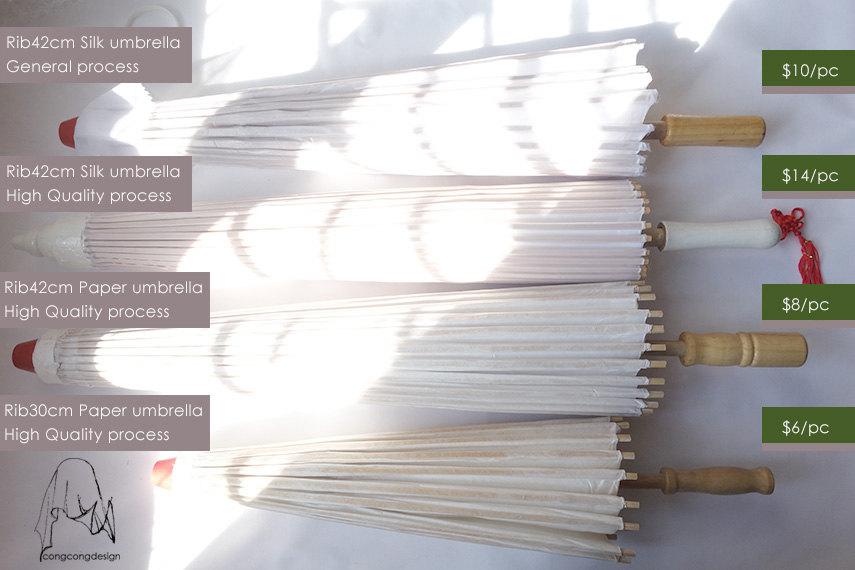 زفاف - 50X 60cm(24inch)/84cm(33inch)Diameter(Opened)/ Chinese art paper Parasols.